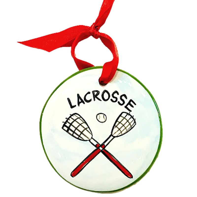 Lacrosse Flat Ornament